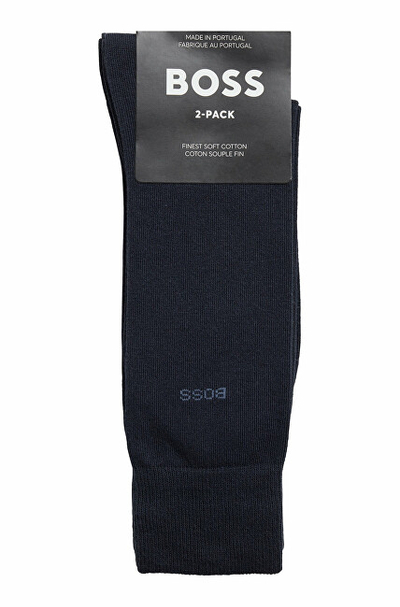 Set çorape për meshkuj Hugo Boss, 2 palë, të zeza