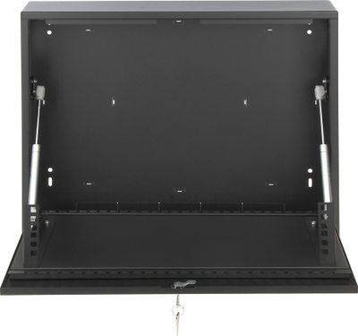 Rregall vertikal Skria Skria StalFlex, 19", 2U 130 mm, i zi