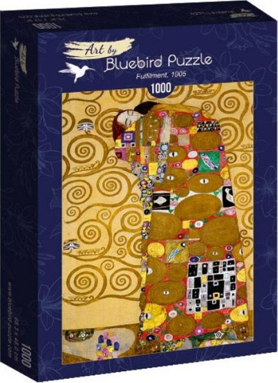 Puzzle Bluebird Gustav Klimt Fulfilment, 1000 pjesë, shumëngjyrësh