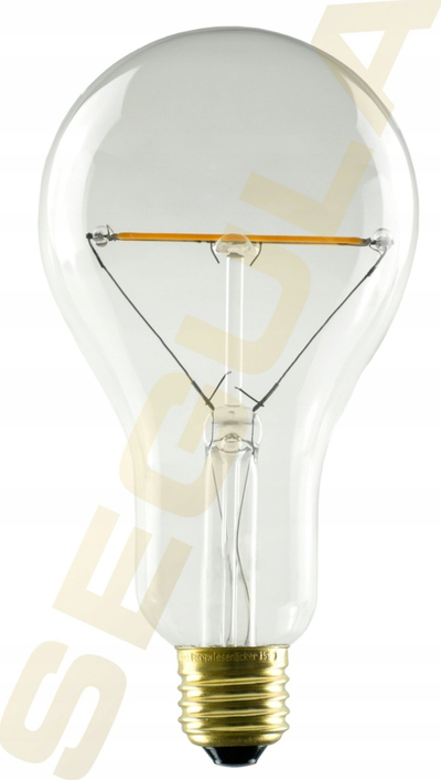 Llambë LED SEGULA E27 A90, 3W, 2200K dimmable, transparente