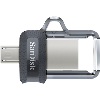 USB SanDisk Ultra Dual m3.0, 256 GB, USB Type-A / Micro-USB