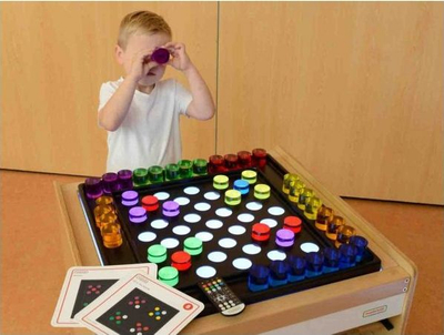 Set mozaiku Masterkidz me cilindër shumëngjyrësh, 48 copë, cilindër akrilik, plot ngjyra
