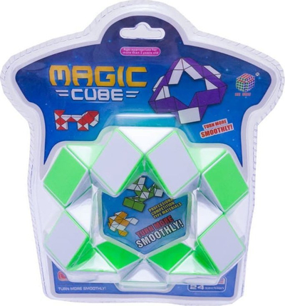 Lodër logjike Dromader Magic Snake, 24 copa, puzzle gjarpër, ngjyra t’përziera