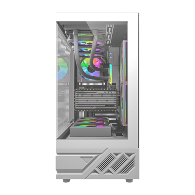 Kuti kompjuteri Darkflash DS950V, ATX, 6 ventilatorë, e bardhë