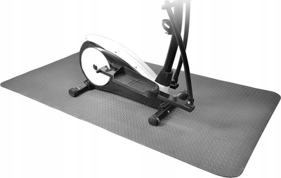 Tapet mbrojtës për pajisje fitnesi MASTER, 200 x 100 x 0.6 cm, PVC, i zi