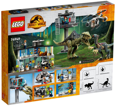 Set LEGO® Jurassic World™ 76949 Giganotosaur and therizinosaur attack