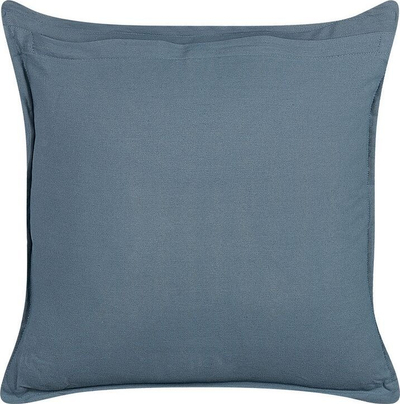 Set me jastëkë dekorativë SESELI, 2 copë, velvet, 45 x 45 cm, blu e errët