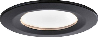 Llambë Paulmann Nova Coin, 3x6, 5W, 2700K, e zezë