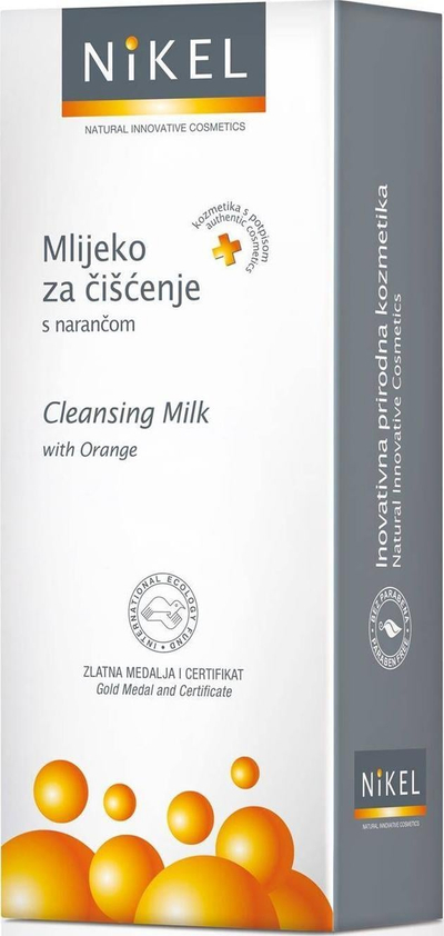 Qumësht pastrues fytyre Nikel Cleansing Milk with Orange, 200ml