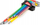 Set kaçavidash t’kënduara AMiO 04301, 9 copa Torx T10–T50, çelik veglash