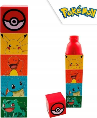 Shishe uji Educa Borras Pokémon, plastike, me pip, me ngjyra plot