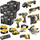 Set veglash me bateri Dewalt DCK865P4T, 18V XR, 4 bateri, i verdhë