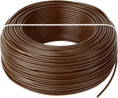 Kabllo elektrike LgY H07V K 1x1.5, 100m, 450 750V, kafe