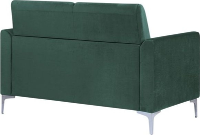 Sofá FENES Velvet, 2 vende, kadife, jeshile e errët