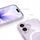 Kllapë Tech-Protect Magpeak MagSafe CC për iPhone 17, transparente