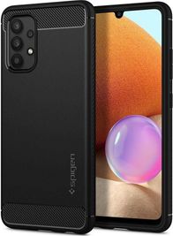 Mbrojtëse Spigen Rugged Armor për Galaxy A52, e zezë