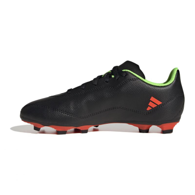 Këpucë futbolli për kalamaj Adidas X Speedportal.4 Flexible Ground, për fusha të forta dhe bar artificial, të zeza me të kuqe edhe jeshile