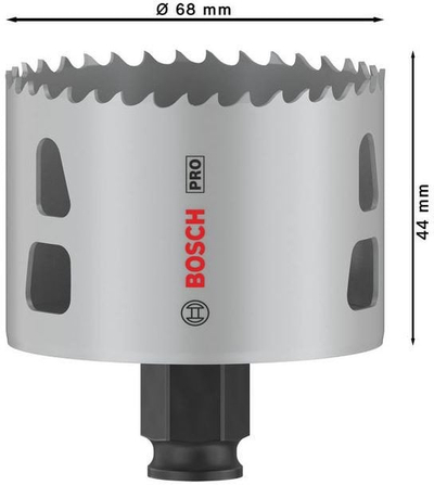 Сет кружни дупчалки Bosch Home and Garden 2608594485, 68 mm, 16 парчиња