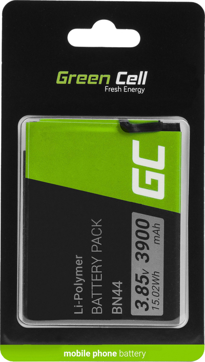 Bateri telefoni Green Cell BN44, 3900mAh, për Xiaomi Redmi Note 5 5 Plus, jeshile e zezë