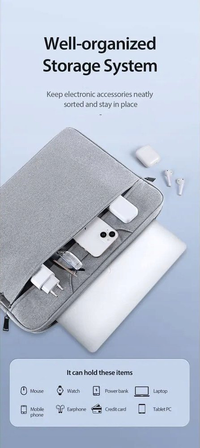Çantë laptopi Dux Ducis LBTC, 15.5-16", poliester, gri e çelët