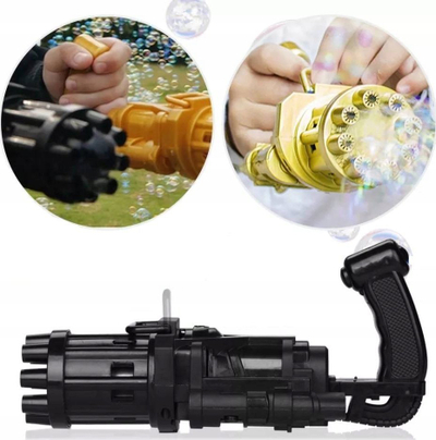 Lloder armë me flluska Ciuciubabka PROMO Bubble Terminator 7574, automatike, 8 vrima, e zezë