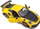 Makina lodër Porsche 911 GT2 RS, die-cast, shkallë 1:24, e verdhë