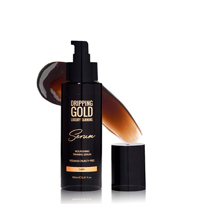 Serum vetë-bronzues Dripping Gold Dark, 150ml, për fytyrë dhe trup