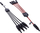 Set kabllo solare InLine 4 në 1, 0.42 m, IP68, i zi e kuq