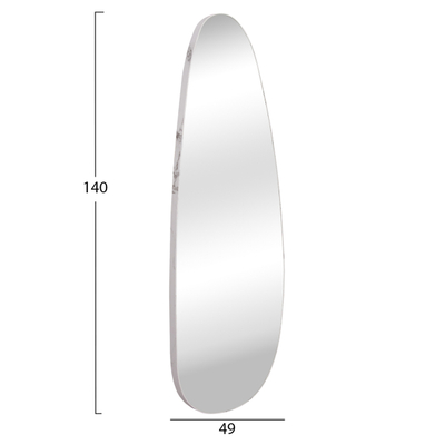 Pasqyrë muri Crither 49x140Hcm (HM4486.05), bardhë