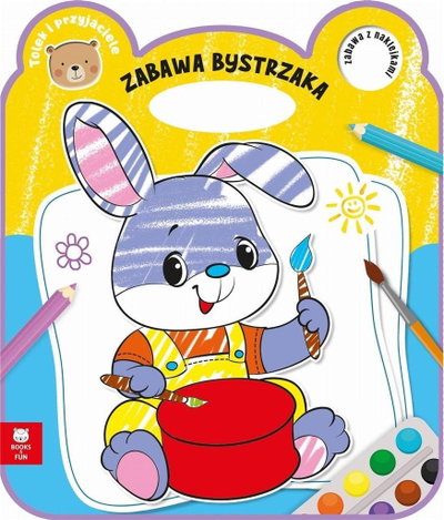 Libër ngjyrosje Smartypants Fun Little Bunny, me ngjitëse, për kalamaj
