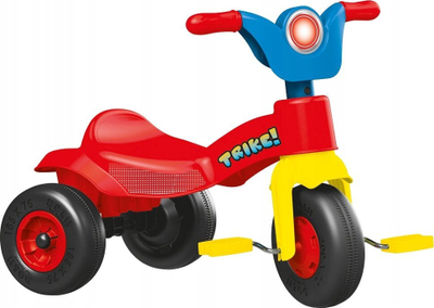 Tricikletë Dolu Racer Ride On, me pedale, për fëmijë 2-5 vjeç, e kuqe