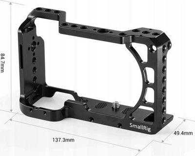 Cage për kamerë SmallRig 2310B për Sony A6100 A6300 A6400 A6500, alumin, i zi