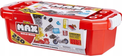 Set blloqesh ndërtimi Zuru Max Build More, 250 copë aksesorë, multikolor