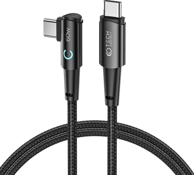 Kabllo USB Tech-Protect UltraBoost, USB C në USB C, 1 m, i zi