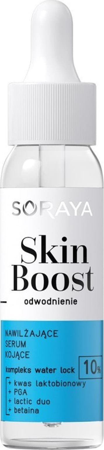 Серум за лице Soraya Skin Boost Soothing and Hydrating, смирувачки, хидратантен, 30ml