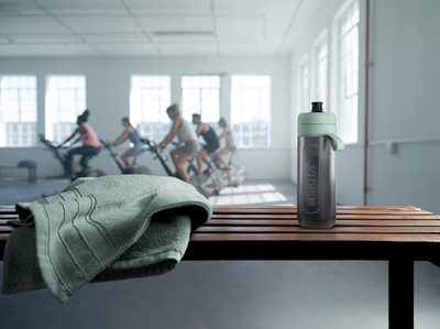 Shishe uji me filter Brita Sports Active, 600 ml, me MicroDisc, jeshile e errët