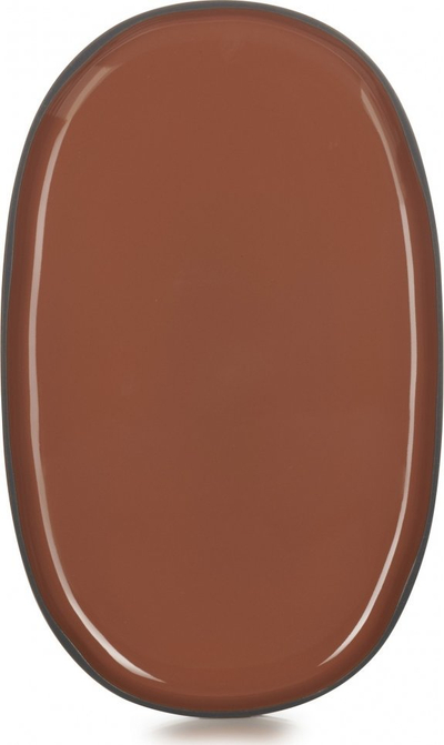 Set pjata ovale Revol Caractère, porcelan, 4 copë, të bardha