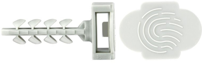 Insert fiksues kabllosh Celo 96IFB Zeal Taco, kokë e madhe, Ø6mm, gri, 100 copë