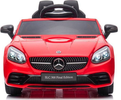 Makina elektrike për kalamajt Lean Toys Mercedes SLC 300, me 2 motorë, me pult për prindërit, e kuqe