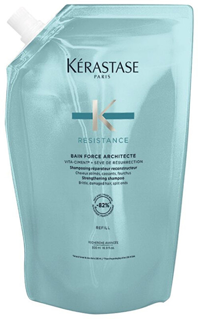 Rimbushje për shampo flokësh Kérastase Bain Force Architecte (shampo forcuse) 500 ml