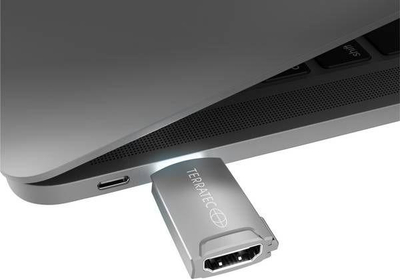 Përshtatës TerraTec C12 USB-C - HDMI (306704), i hirtë
