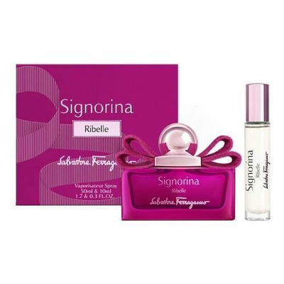 Set me parfum SALVATORE FERRAGAMO Signorina Ribelle, Eau de Parfum 50 ml + Eau de Parfum 10 ml