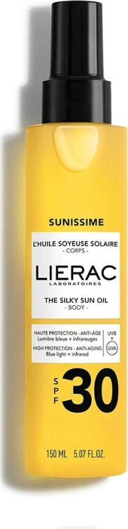 Масло за тело за сонце Lierac Sunissime Silky Sun, SPF30, 150ml, проѕирно