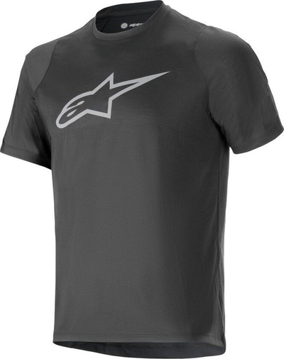 Bluzë çiklizmi Alpinestars A Dura Dri Oscar, mëngë të shkurtra, materiale teknike, e zezë