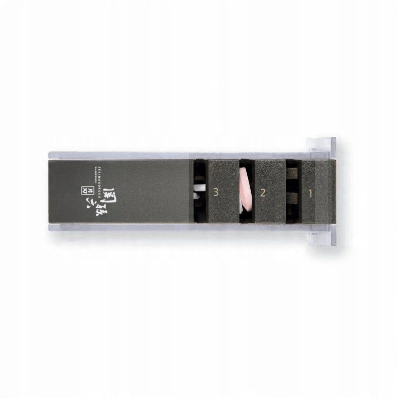 Mprehës thikash KAI AP-0162, 3 nivele, diamant dhe qeramik, i zi