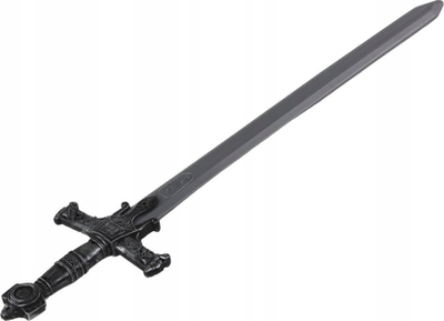 Shpatë lodër Leantoys Sword With Decorated Hilt Sounds, 80cm, me efekte zanore, plastike