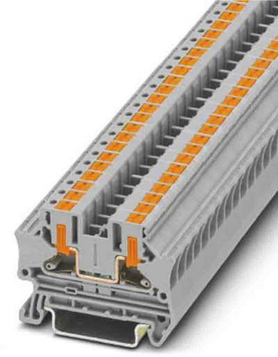 Терминален блок Феникс Контакт PTV 4, 24 до 10 AWG, 32A 1kV, сив