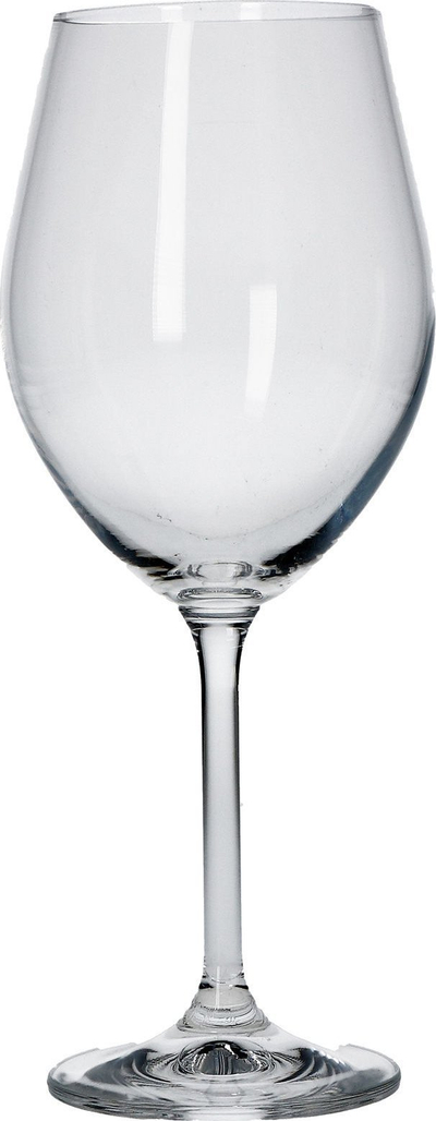 Gotë vere e kuqe La Porcellana Bianca Novello, 425 ml, xham transparent