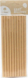 Kashte letre për milkshake Papstar Balloons, 8mm, set 10 copë, ngjyrë kraft