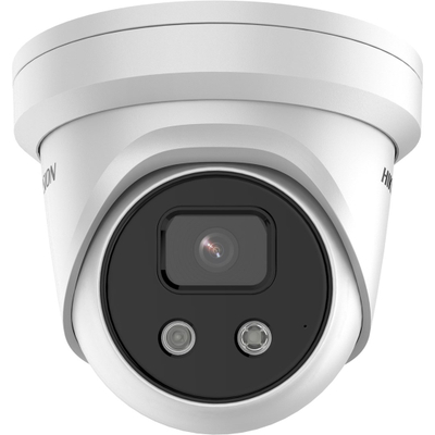 Kamerë sigurie IP Hikvision DS-2CD2346G2-IU, 4MP, lente 2.8mm, e bardhë